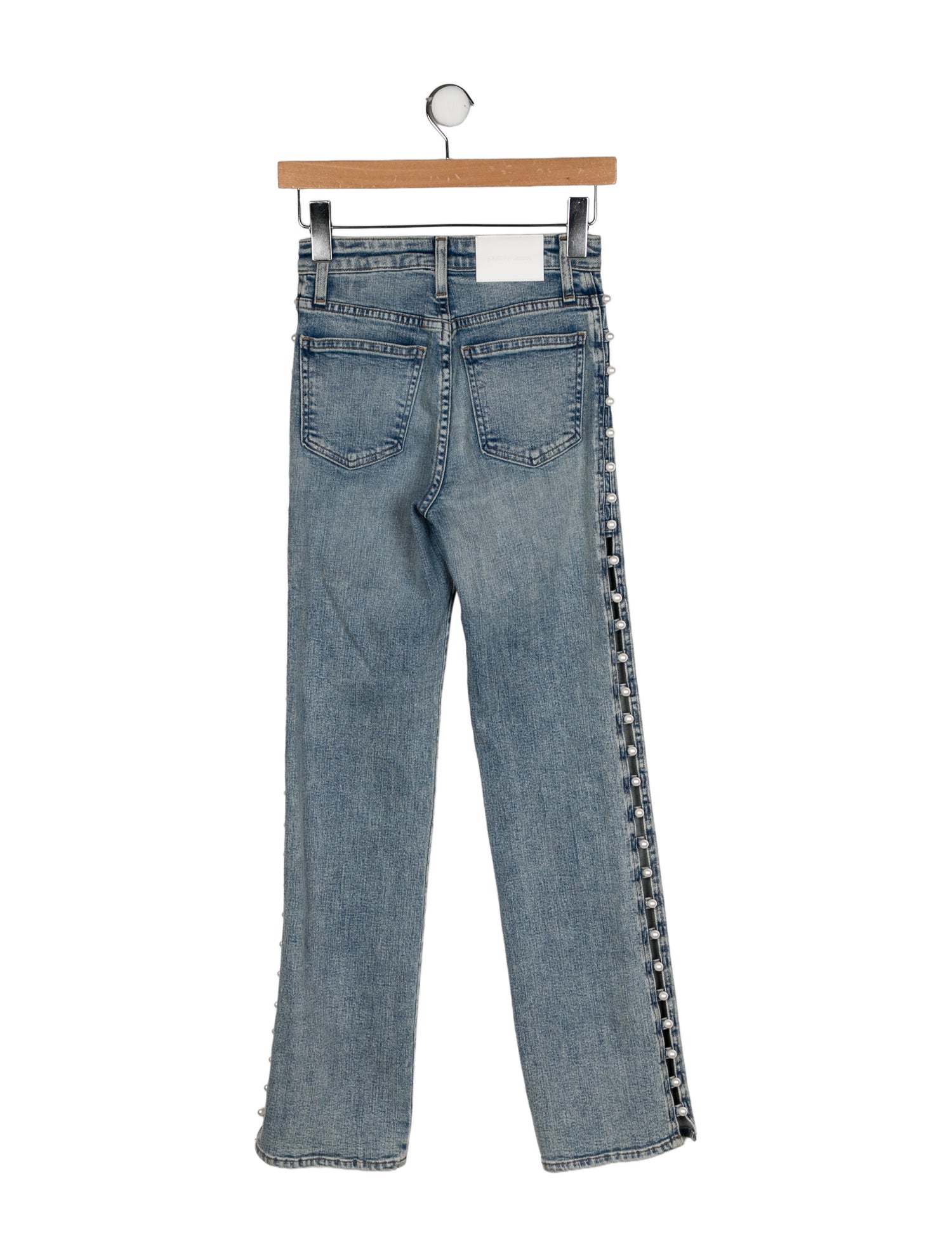 Jonathan Simkhai Mid-Rise Straight Leg Jeans